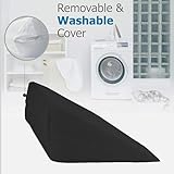 BUY ALL HERE Large Triangle Adult Wedge Pillow for Sleeping Post Surgery Bed Rest Reflux, and Reduced Tossing and Turning, Wedge Pillow for Leg & Knee, 51 X 46 X 28 CM (Black) - Image 5