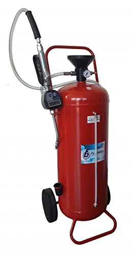  bonezzi 809/555-C - DISTRIBUTORE x Olio 50LT Pneumatico + CONTALITRI - Pompa con Ruote Italy
