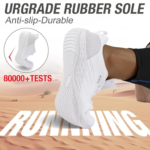 Image of ZYEN Mens Barefoot Shoes Wide Toe Box Trail Running Sneakers Zero Drop Non-Slip Extra Wide Width Walking Shoes Minimalist Wrestling Sneakers Gym Trainer