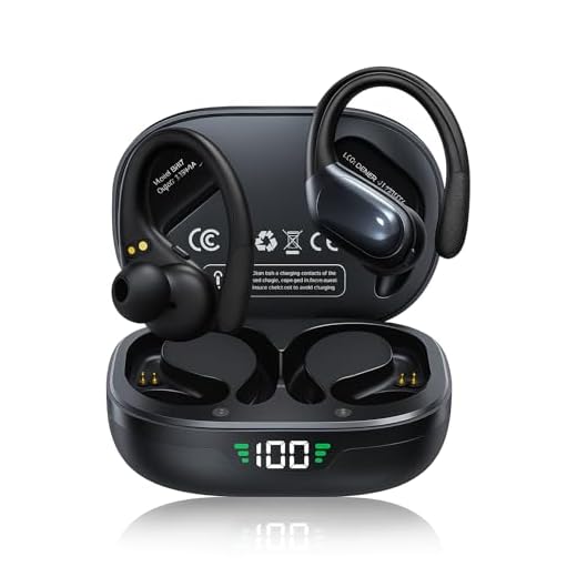 Fone de Ouvido Bluetooth UTBRX Bass Pro 5.1 TWS Sem Fio a Prova D'Àgua In-Ear + Power Bank Carregador