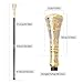 Golden Silver Luxury Flower Round Handle Fashion Walking Stick for Party Decorative Walking Cane Elegant Knob Crosier Knob 93cm
