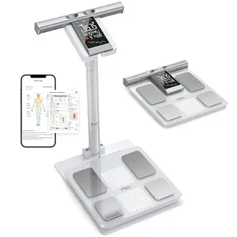 FED Smart Body Composition Scale with Stand and 4.7-Inch Display