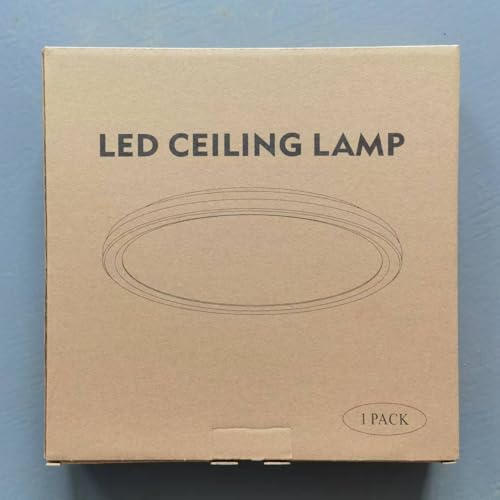 slochi Bathroom Lights,24W 2050LM Round Ceiling Lights,150W Equivalent,6500K,Ultra-Thin,Small,IP54 Waterproof Modern LED Flush Mount Ceiling Lamp for Bedroom,Kitchen,Toilet,Porch,Utility RoomØ22CM - Cosy Home Interiors slochi Bathroom Lights,24W 2050LM Round Ceiling Lights,150W Equivalent,6500K,Ultra-Thin,Small,IP54 Waterproof Modern LED Flush Mount Ceiling Lamp for Bedroom,Kitchen,Toilet,Porch,Utility RoomØ22CM - Image 8