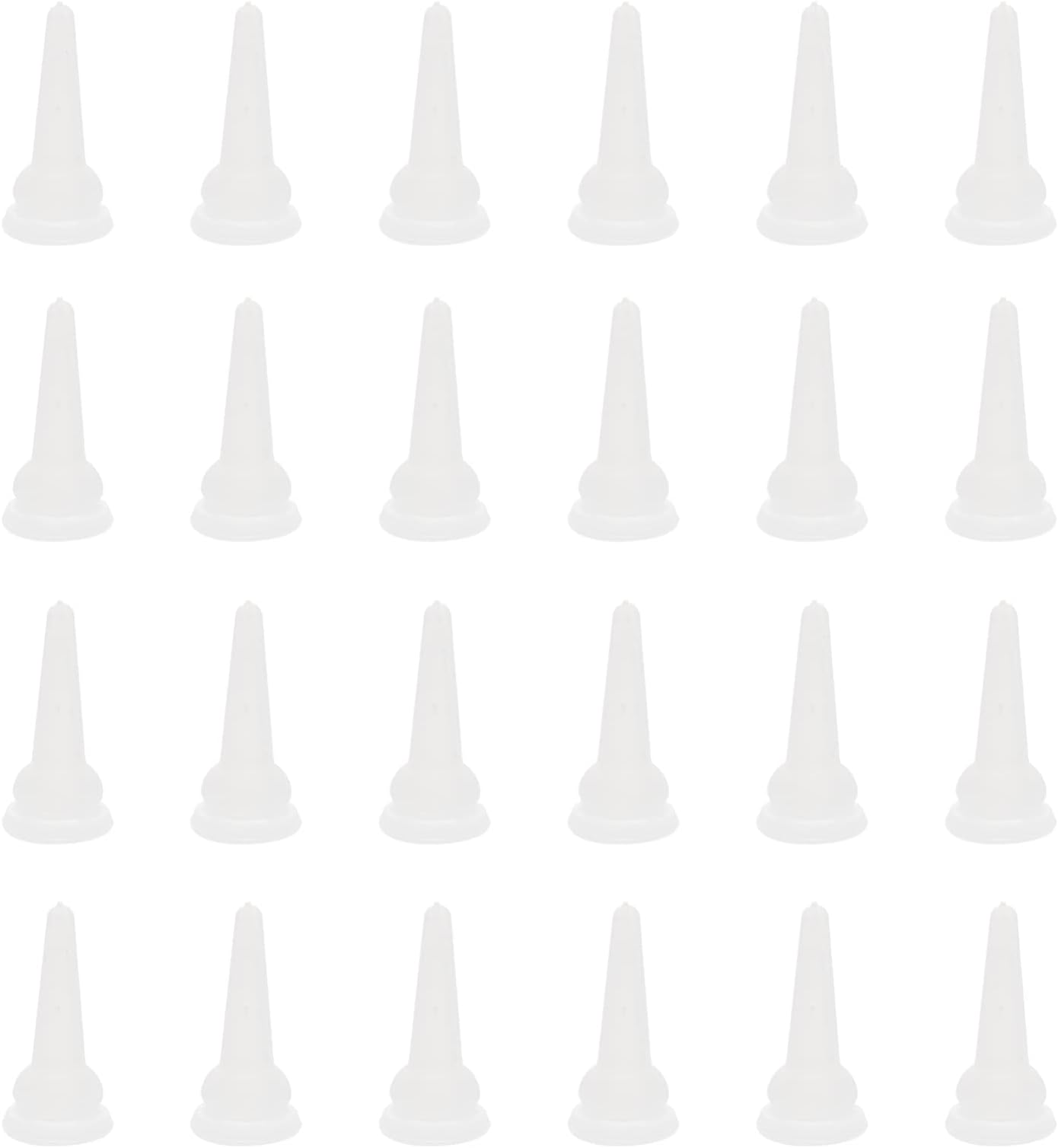 POPETPOP40Pcs Pet Feeding Bottle Silicone Nursing Bottle Pacifiers Nozzle Head Replacement for Dog Puppy Cat Kitten Small Animals