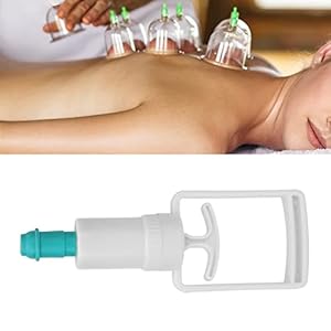 Vakuum Massage Saugpumpe Schröpfen Handpumpe Ersatz Vakuumpumpe Zubehör für Starke Saug Vakuumpumpe Schröpfen Therapie