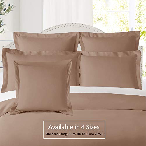 image for Nestl Soft Pillow Shams Set of 2 - Double Brushed Microfiber Pillow Co