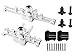Alloy Machined F&R Axles w/ 24T/12T & Diff Covers for Traxxas 1/18 TRX-4M