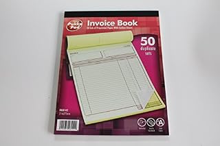 1x Pukka Pad A4 (214x273mm) 50 Set Duplicate Invoice Book With Carbon DU8142 Single Book
