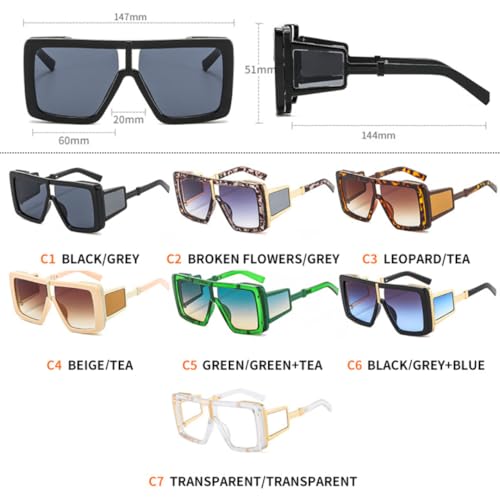 Lunettes de soleil surdimensionnées pour bloquer l'éblouissement avec style - 3