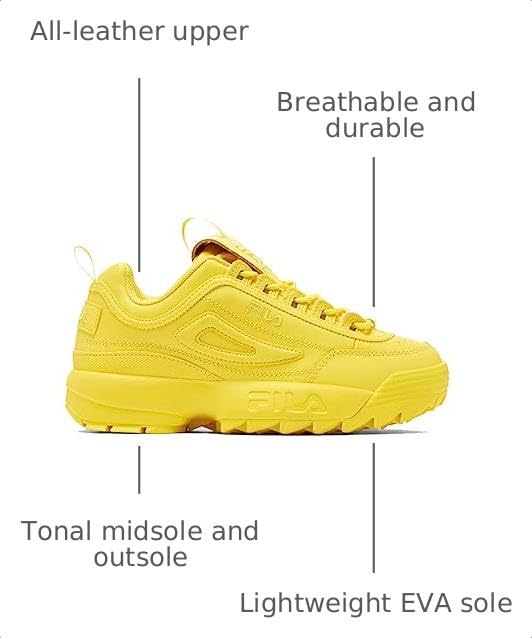Image of FILA Women's Disruptor II Premium Comfortable Sneakers