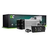 La batería Green Cell ha sido equipada con las celdas Panasonic de la calidad más alta que ofrecen hasta 1000 ciclos de carga. El sistema BMS incorporado garantiza la comunicación correcta de la batería con el motor y la seguridad total de uso.