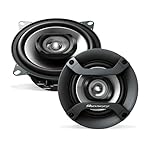 Pioneer TS-F1035R 2-Way Coaxial Car Audio Speakers - Full Range 4" Round Speakers, 150W Max Power (Pair)