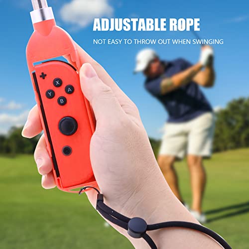 Golf Clubs for Nintendo Switch Mario Golf Super Rush 2021, Adjustable Handle Grip Compatible with Mario Golf Switch - Blue and Red - Thumbnail 7