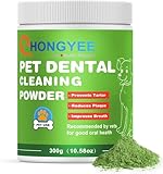 Polvere Denti Cane, Pulizia Denti Cane 300g, Rimuovi Tartaro Denti, Togli Tartaro, Controllo Placca e Tartaro Per Cani e Gatti, Alternativa a Spazzolino Per Cani, Dentifricio in polvere per cani