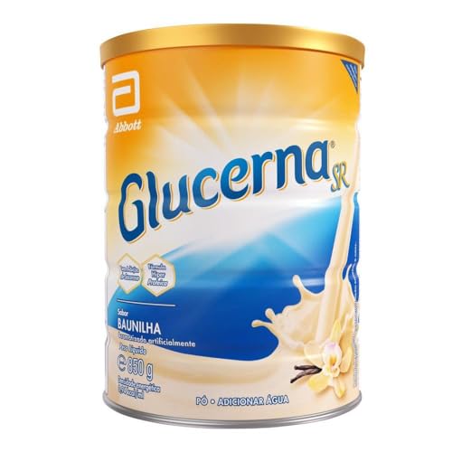 Glucerna em Pó 850g Sabor Baunilha - carboidrato de lenta absorção
