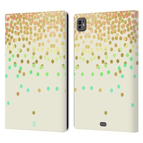 Housse Cuir iPad Pro 11 M4 2024 Motif Confettis pour le Bureau