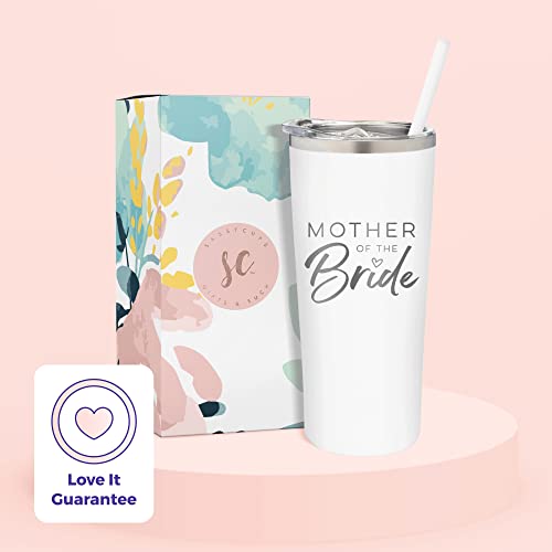 Sassycups Mother Of The Bride Cup | Engraved Vacuum Insulated Stainless Steel Tumbler For Bride's Mother| Engagement Announcement | Mother Of The Bride Gifts | Bridal Shower Gifts | Engagement Gifts #TOP6