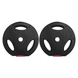 BODYPOWER 5Kg Tri Grip Vinyl Standard Weight Plates (x2)