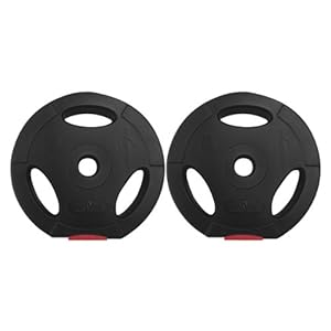 BODYPOWER 5Kg Tri Grip Vinyl Standard Weight Plates (x2)