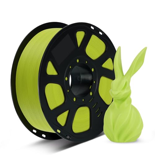 Image of Kingroon PLA Filament 1.75mm, 1kg Spool (2.2lbs), + /- 0.02mm Tolerance, Smooth 3D Printing Filament, Fits for Most FDM 3D Printers, Apple Green