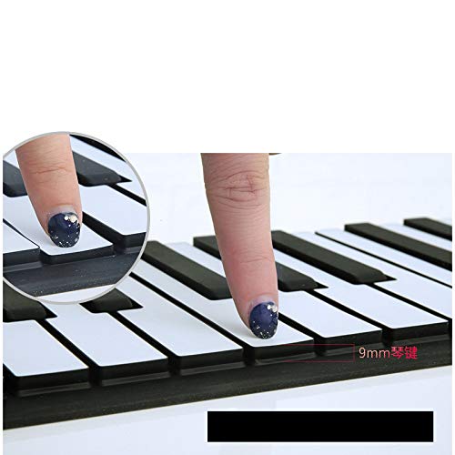 Folding Piano Hand Roll Piano Portable 61 Key Professional Thickening Keyboard Keyboard Adult Electric Piano for Beginner and Children MIDI Interface to Computer Beginner - Les Beatles, Paul McCartney, John Lennon, RIngo Starr, George Harrison Folding Piano Hand Roll Piano Portable 61 Key Professional Thickening Keyboard Keyboard Adult Electric Piano for Beginner and Children MIDI Interface to Computer Beginner – Image 3