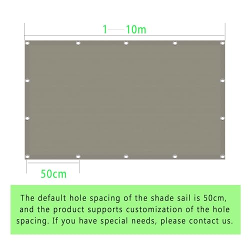Voile d'ombrage 210 x 280 cm protection UV rideau pare-soleil gris avec oeillets - 7