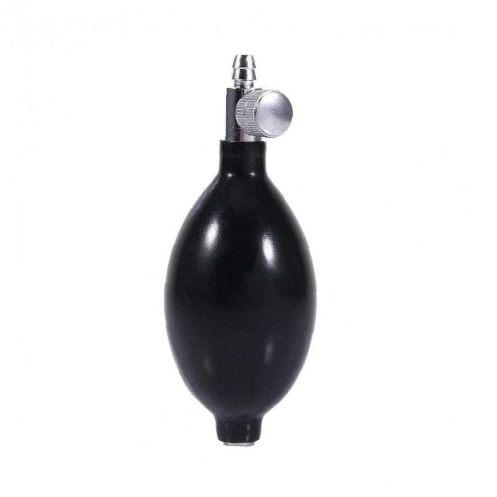 Tossper Black Replacement Manual Inflation Blood Pressure Latex Bulb With Air Release