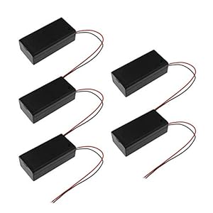 9V PP3 Batterij Opberghouder Case met AAN/UIT Schakelaar Cover Zwart Plastic & 1007# 26AWG Draad voor 6F22 Batterij 5…