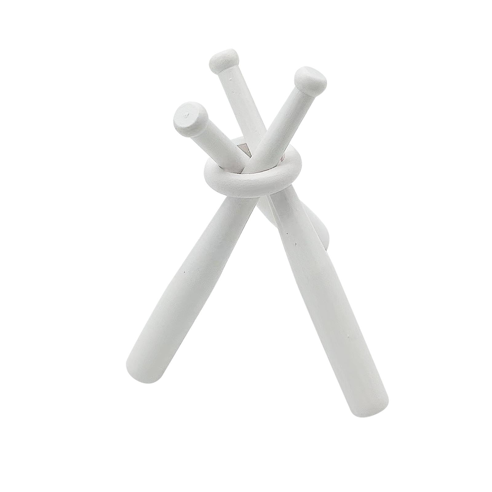 UJEAVETTE Baseball Holder Stand Tennis Ball Party Favor Home Cabinet Wood Display Rack White-picture-34