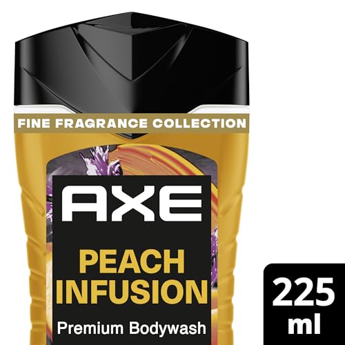 Axe Fine Fragrance Collection DUSCHGEL/FLUESSIGSEIFE Peach Infusion Premium Body Wash für 12 Stunden langanhaltende Frische verleiht einen… – Ansicht 2