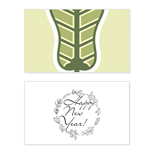 Tarjeta conmemorativa de Año Nuevo Palmleaf: Abanico de China