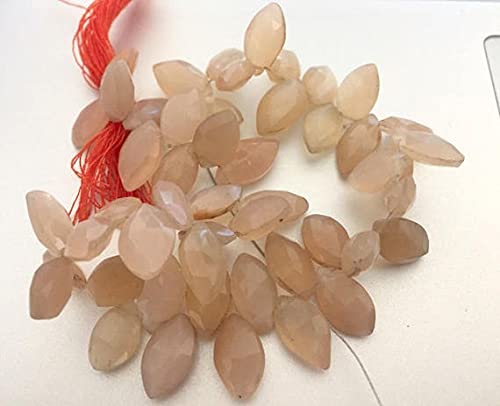 Pierre de lune pêche pour bijoux de mariage d'esprit bohème chic