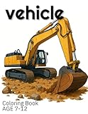 poclain 1000  50 vehicles coloring book: Poclain, car, plane, Boat, truck, patrol car, bus, etc
