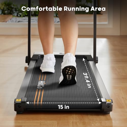 Image of HitGo Walking Pad for Home Office, 2026 Under Desk Treadmill with App, Remote, LED Display, Portable Small Design with Optional Incline or Foldable Handle