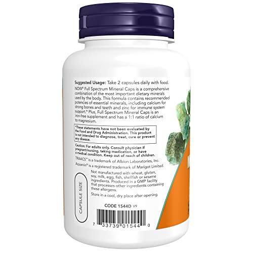 Now Foods 1544 Now Supplements, Full Spectrum Mineral Caps thumb #2