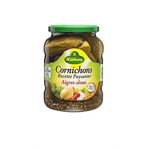 Cornichons Aigre-Doux Paysanne 360G - Lot De 4