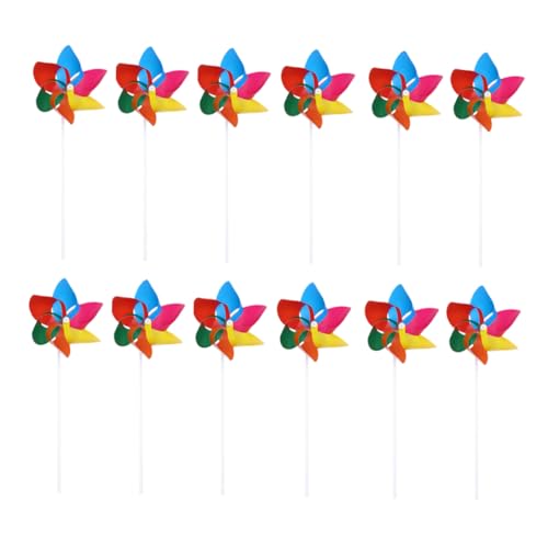 DECHOUS 50pcs Windmill Windmills Pinwheels Outdoor Early Educational
