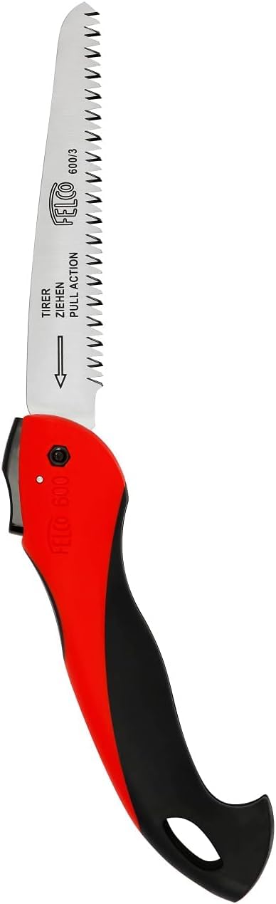 FELCO 14 Kompakte Profi-Gartenschere Bypass 18 mm mit Klappsäge 600 und Holster 921