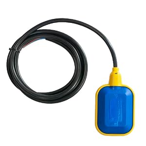 MAC3 KEY Vlotterschakelaar voor Waterpomp, Niveauschakelaar met Contragewicht voor Schoon en Vuil Water, Overstromingssensor, Made in Italy, 10 m Kabel