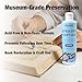 TSSART Neutral pH Craft Glue - 8.4floz Acid-Free PVA Formula Water Soluble Glue, Dries Clear and Flexible - Ideal for Arts, Paper, Photography, Scrapbooking and Book Binding - Flip Cap