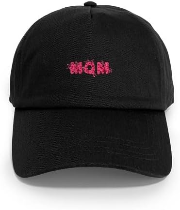 CafePress I Love You Mom Happy Mothers Day with Flowers Adjustable Baseball Cap