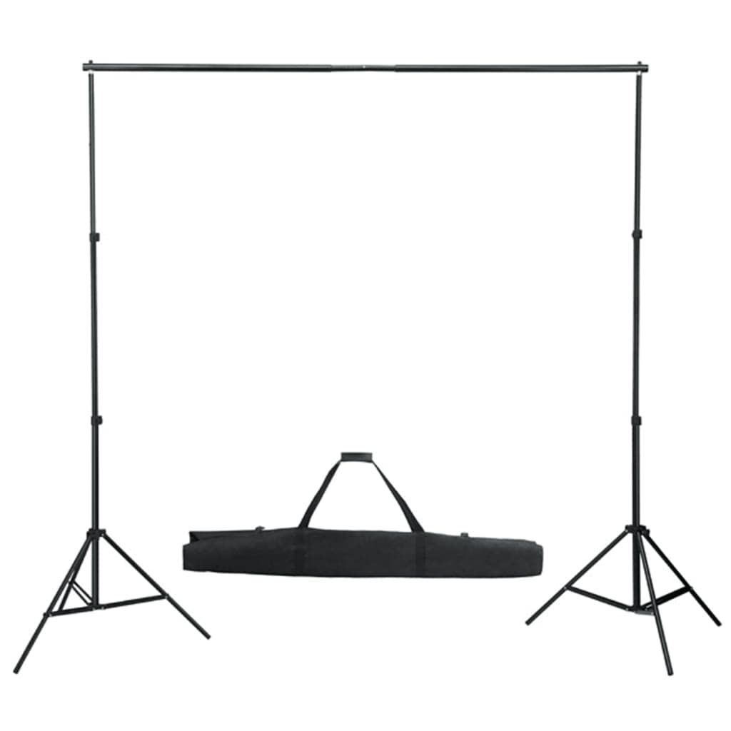 Kit de estudio fotográfico con luz continua, 3 paraguas, sistema de fondo ajustable, reflector, trípode de aluminio, ideal para retratos, fotos de productos, vídeo, vlogging, iluminación de