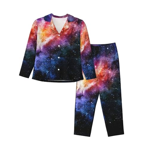 Pyjama galaxie femme idéal pour vos soirées cocooning et nuits d'hiver