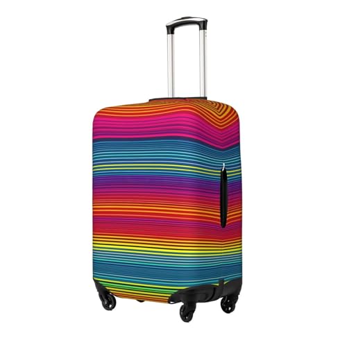 Rainbow Pattern Print Luggage Suitcase Cover Protector Luggage Washable Covers With Concealed Zipper2