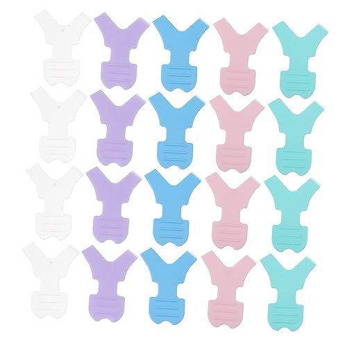 SOESFOUFU Eyelash Lift Tools Set 25pcs Lash Perm Brush Pads Design for Natural Lash Perm