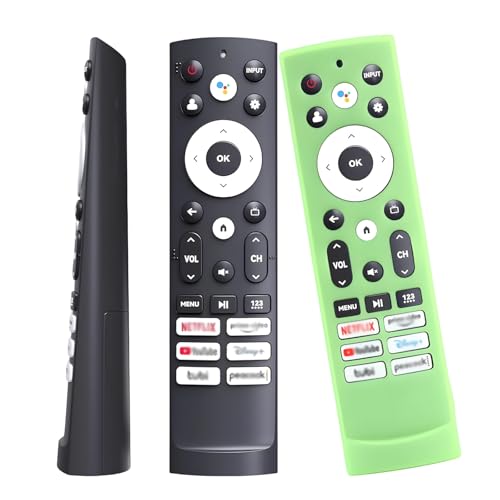 La Mejor Recopilación de hisense smart de esta semana. 43 OSALOLO Control Remoto para Hisense Smart TV, Compatible con Google TV 4K ERF3N90H ERF3M90H, con Búsqueda por Voz, con Funda