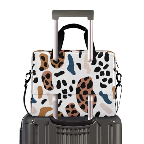 Maletín para laptop 15.6 pulgadas estampado leopardo miniatura 3
