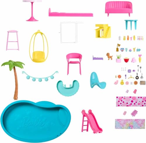 Image of Barbie Spin & Style Closet and Dressing Room Playset | Portable Storage Set With Multiple Play Areas, Including Vanity Area, Featuring 20+ Pieces, Ages 3+