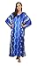 Up2date Fashion Satin Caftan, Twilight Floral Print, One Size Plus, Style#Caf-36