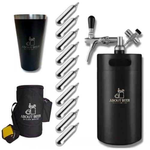 Kit Chopeira Térmica Keg Vacuum Portátil About Beer 5 Litros